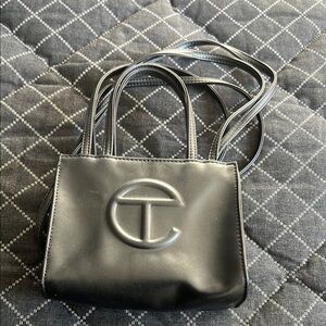 Black Telfar Small Shopper